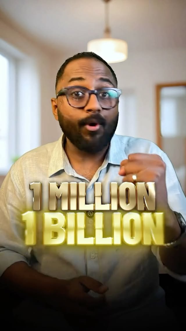 Million vs Billion: Financial education.